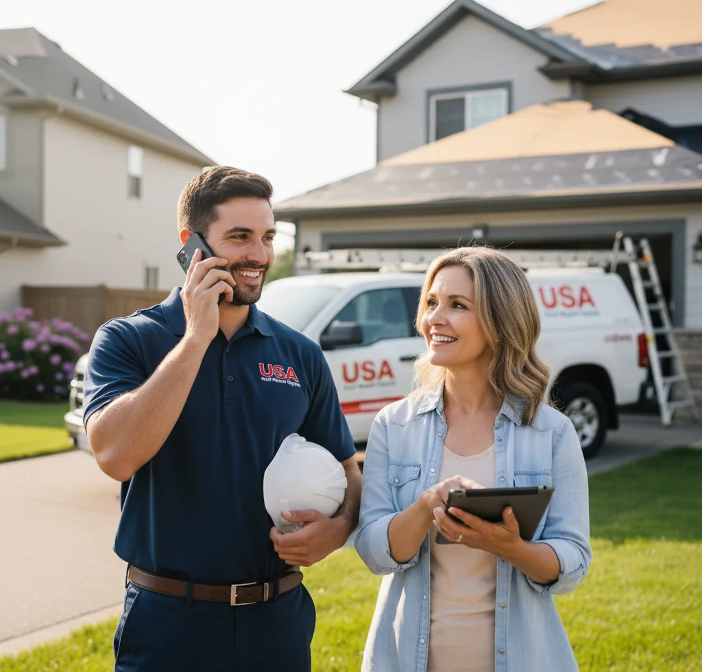 USA Roof Repair Experts customer support in West Lafayette
